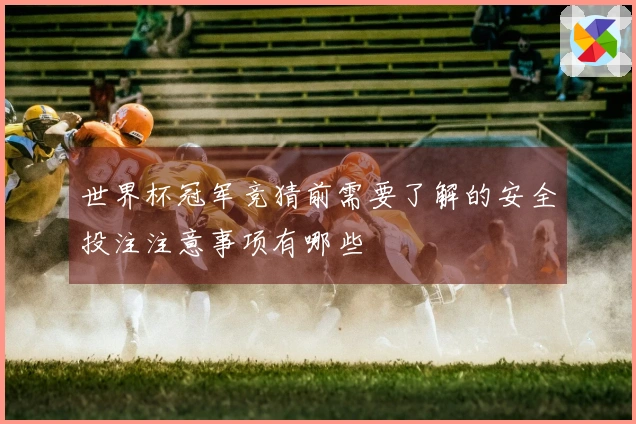 世界杯冠军竞猜前需要了解的安全投注注意事项有哪些